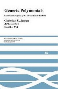 Abbildung von: Generic Polynomials - Cambridge University Press