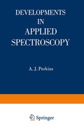 Cover: Developments in Applied Spectroscopy - Springer