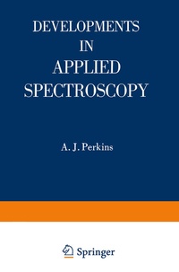 Enlarge image Cover: Developments in Applied Spectroscopy - Springer