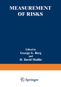 Cover: Measurement of Risks - Springer