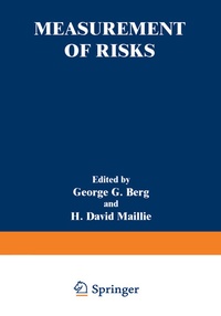 Enlarge image Cover: Measurement of Risks - Springer