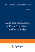 Cover: Nonlinear Phenomena at Phase Transitions and Instabilities - Springer