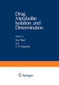 Cover: Drug Metabolite Isolation and Determination - Springer