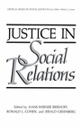 Cover: Justice in Social Relations - Springer