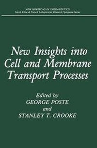 Enlarge image Cover: New Insights into Cell and Membrane Transport Processes - Kluwer Academic / Plenum Publishers