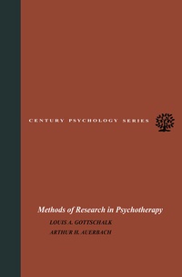 Enlarge image Cover: Methods of Research in Psychotherapy - Springer