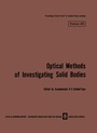 Cover: Volume 25: Optical Methods of Investigating Solid Bodies - Springer
