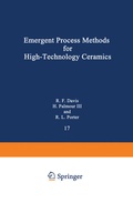 Cover: Emergent Process Methods for High-Technology Ceramics - Springer