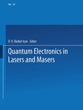 Cover: Quantum Electronics in Lasers and Masers - Springer