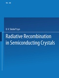Cover: Radiative Recombination in Semiconducting Crystals - Springer