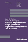 Cover: Lanczos Algorithms for Large Symmetric Eigenvalue Computations Vol. I Theory - Birkhauser Boston Inc