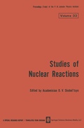 Cover: Studies of Nuclear Reactions - Springer