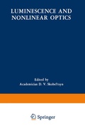 Cover: Luminescence and Nonlinear Optics - Springer