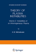 Cover: Theory of Plasma Instabilities - Springer