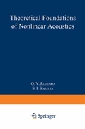 Cover: Theoretical Foundations of Nonlinear Acoustics - Springer