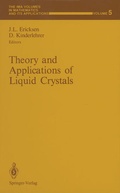 Cover: Theory and Applications of Liquid Crystals - Springer
