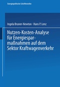 Cover: Nutzen-Kosten-Analyse f&uuml;r Energiesparma&szlig;nahmen auf dem Sektor Kraftwagenverkehr - Springer