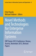 Cover: Novel Methods and Technologies for Enterprise Information Systems - Springer