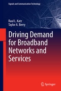 Cover: Driving Demand for Broadband Networks and Services - Springer