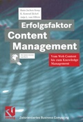Cover: Erfolgsfaktor Content Management - Vieweg+Teubner Verlag