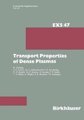 Cover: Transport Properties of Dense Plasmas - Birkh&auml;user