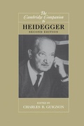 Cover: The Cambridge Companion to Heidegger - Cambridge University Press