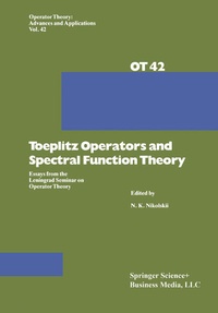 Enlarge image Cover: Toeplitz Operators and Spectral Function Theory - Birkhäuser