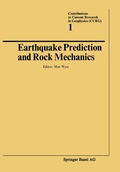 Cover: Earthquake Prediction and Rock Mechanics - Birkh&auml;user