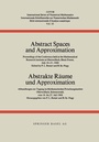 Cover: Abstract Spaces and Approximation / Abstrakte Räume und Approximation - Birkhäuser