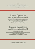 Cover: Linear Operators and Approximation II / Lineare Operatoren und Approximation II - Birkh&auml;user
