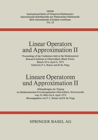 Enlarge image Cover: Linear Operators and Approximation II / Lineare Operatoren und Approximation II - Birkhäuser