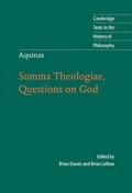 Cover: Aquinas: Summa Theologiae, Questions on God - Cambridge University Press