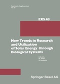 Cover: New Trends in Research and Utilization of Solar Energy through Biological Systems - Birkh&auml;user