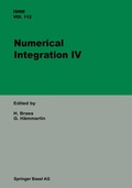 Cover: Numerical Integration IV - Birkh&auml;user