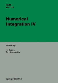 Enlarge image Cover: Numerical Integration IV - Birkhäuser