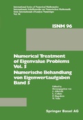 Cover: Numerical Treatment of Eigenvalue Problems Vol. 5 / Numerische Behandlung von Eigenwertaufgaben Band 5 - Birkh&auml;user