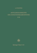 Cover: Aufgabensammlung zur Infinitesimalrechnung - Birkh&auml;user