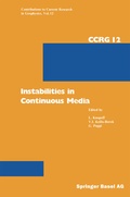 Cover: Instabilities in Continuous Media - Birkh&auml;user