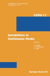 Enlarge image Cover: Instabilities in Continuous Media - Birkhäuser