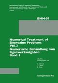 Cover: Numerical Treatment of Eigenvalue Problems Vol. 3 / Numerische Behandlung von Eigenwertaufgaben Band 3 - Birkh&auml;user