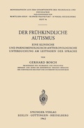 Cover: Der Fr&uuml;hkindliche Autismus - Springer
