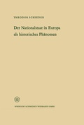 Cover: Ansprache des Ministerpr&auml;sidenten Dr. Franz Meyers. Der Nationalstaat in Europa als historisches Ph&auml;nomen - VS Verlag f&uuml;r Sozialwissenschaften