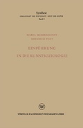Cover: Einf&uuml;hrung in die Kunstsoziologie - VS Verlag f&uuml;r Sozialwissenschaften