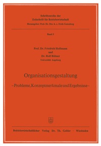Enlarge image Cover: Organisationsgestaltung - Springer Gabler