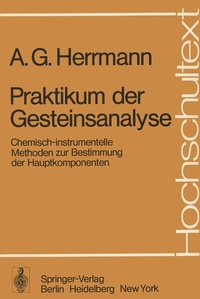 Abbildung von: Praktikum der Gesteinsanalyse - Springer