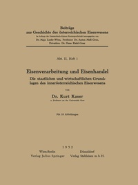 Abbildung von: Eisenverarbeitung und Eisenhandel - Springer