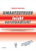 Cover: Umsatzsteuer leicht verst&auml;ndlich - Grundner Fachbuch-Verlag f&uuml;r Steuer- und Wirtschaftsliteratur