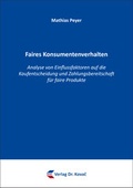Cover: Faires Konsumentenverhalten - Kovac, Dr. Verlag