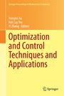 Cover: Optimization and Control Techniques and Applications - Springer