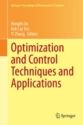 Cover: Optimization and Control Techniques and Applications - Springer